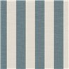 Linen-look striped wallpaper in blue and beige