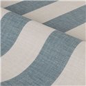 Streifentapete in Leinenoptik blau-beige · Casamance Rayures 78060712