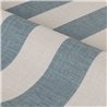 Papel pintado rayas efecto lino azul y beige · Casamance Rayures 78060712
