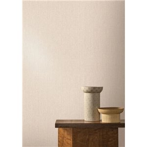 Papel pintado espiga tejida efecto lino beige 2
