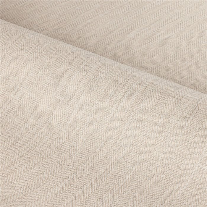 Papel pintado espiga tejida efecto lino beige · Casamance Rayures 78071222