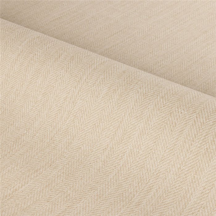 Papier peint chevron aspect lin beige paille · Casamance Rayures 78071324