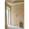 Papier peint chevron effet lin noisette haut de gamme · Casamance Rayures 78071426