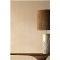 Papel pintado espiga aspecto lino avellana de alta gama · Casamance Rayures 78071426
