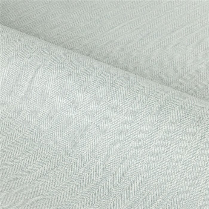 Papel pintado microespiga efecto lino azul cielo · Casamance Rayures 78071528