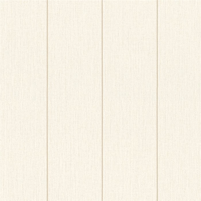 Papel pintado de rayas con efecto lino y espiga beige · Casamance Rayures 78081632