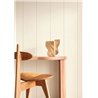 Streifentapete mit Chevron-Struktur und Leinenoptik in Hellbeige · Casamance Rayures 78081632