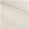 Papel pintado de rayas con efecto lino y espiga beige · Casamance Rayures 78081632