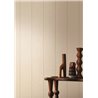 Streifentapete mit gewebtem Fischgrät und Leinenoptik in Beige · Casamance Rayures 78082140