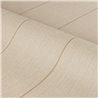 Papier peint à rayures sur chevron tissé, aspect lin beige · Casamance Rayures 78082140