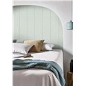 Fines rayures sur chevron tissé, aspect lin, bleu ciel · Casamance Rayures 78082344