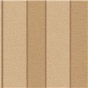 Papel pintado con aspecto de lino y rayas anchas camel y beige · Casamance Rayures 78092650