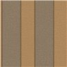 Tapete mit Leinenoptik und breiten Streifen in Tabak und Beige · Casamance Rayures 78092956