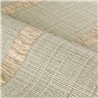 Fringed stripes on a raffia-effect ground in opaline green · Casamance Rayures 78103364
