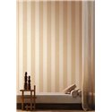 Papel pintado de rayas pintadas con efecto rafia en arena · Casamance Rayures 78124792