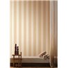Papel pintado de rayas pintadas con efecto rafia en arena · Casamance Rayures 78124792
