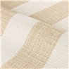 Hand-painted stripe wallpaper with raffia effect in sand · Casamance Rayures 78124792