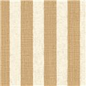 Hand-painted wide stripes on a raffia-effect ground in straw · Casamance Rayures 78124894