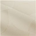 Papel pintado geométrico curvilíneo marfil alta decoración · Casamance Striato 78130100