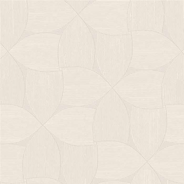 Papel pintado geométrico efecto cemento beige claro con relieve · Casamance Striato 78130202