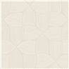 Papel pintado geométrico efecto cemento beige claro con relieve