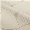 Geometric striated plaster‑effect wallpaper in greige · Casamance Striato 78130304