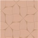 Geometrischer Tapete mit geschwungenen Blütenformen Nude Premium · Casamance Striato 78130406