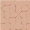 Curved petal geometric wallpaper nude high-end