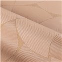 Curved petal geometric wallpaper nude high-end · Casamance Striato 78130406