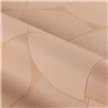 Papel pintado geométrico pétalos curvos nude alta gama · Casamance Striato 78130406