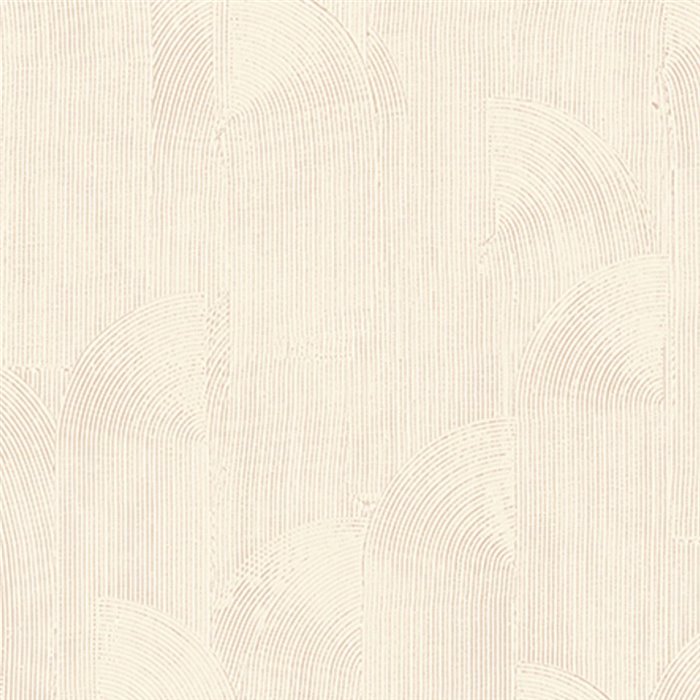Papier peint arches géométriques ivoire haut de gamme · Casamance Striato 78140814