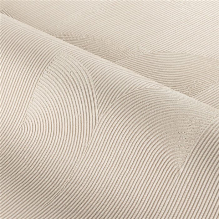 Papier peint arches géométriques ivoire haut de gamme · Casamance Striato 78140814