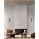 Papier peint effet enduit aux arcs entrelacés gris argent · Casamance Striato 78141018