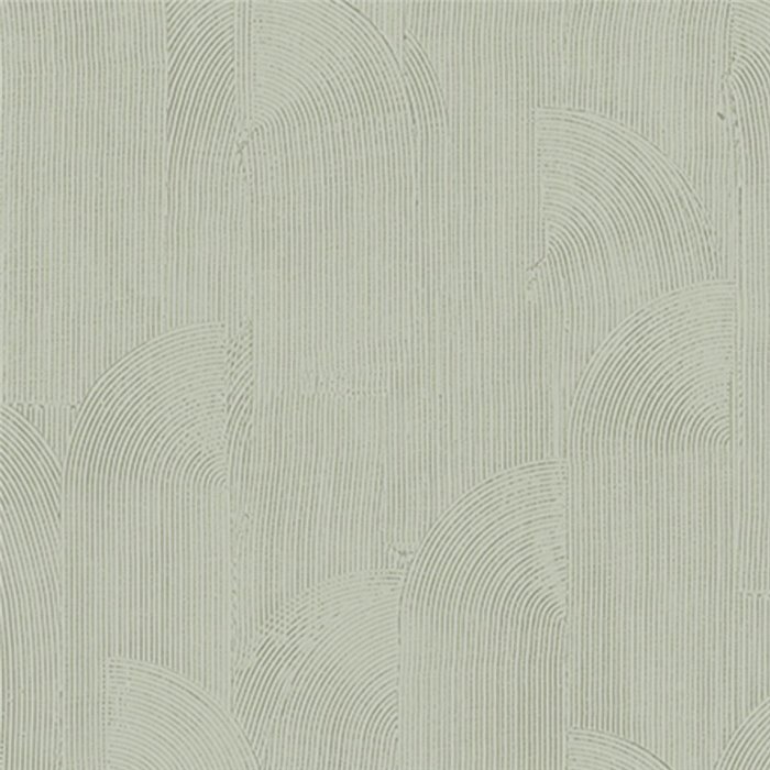 Luxury plaster‑effect arches wallpaper in sage green · Casamance Striato 78141120