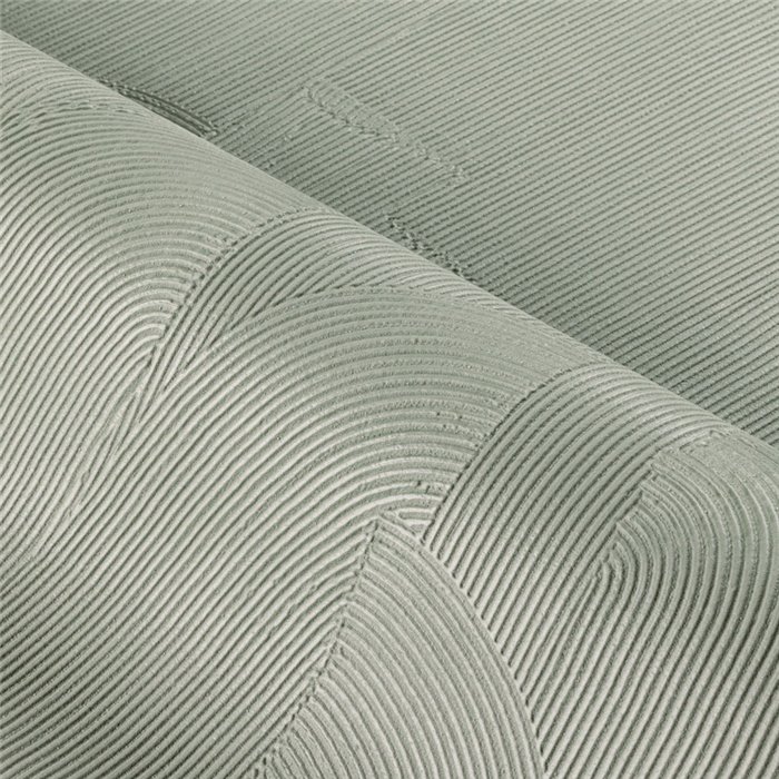 Luxury plaster‑effect arches wallpaper in sage green · Casamance Striato 78141120