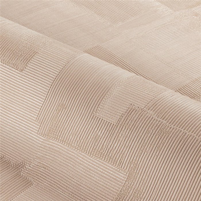 Papier peint géométrique effet enduit texturé beige chaud · Casamance Striato 78151630