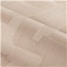 Papel pintado efecto estuco geométrico beige cálido · Casamance Striato 78151630