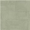 Papier peint effet enduit géométrique vert sauge