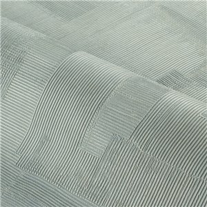 Linear geometric celadon wallpaper with matte finish 2