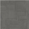 Luxury geometric plaster‑effect wallpaper in anthracite