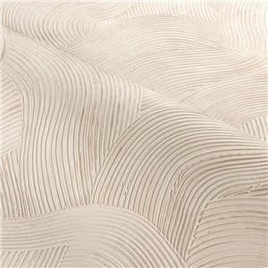 Tapete in matter Putz‑Optik Beige 2