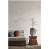 Plaster‑effect light grey wallpaper with curved trowel strokes · Casamance Striato 78162344