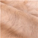 Papel pintado efecto estuco terracota con líneas onduladas · Casamance Striato 78162548