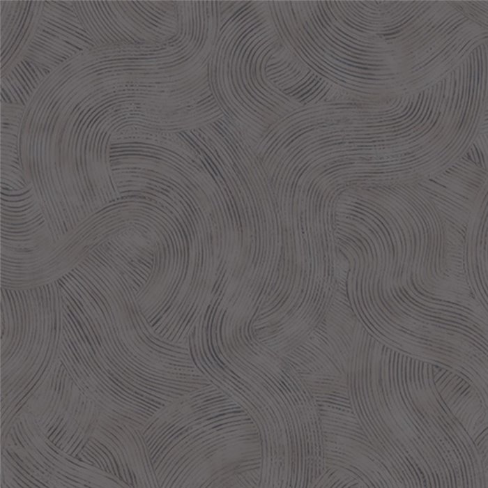 Papel pintado antracita efecto estuco con ondas entrelazadas · Casamance Striato 78162650