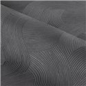 Papel pintado antracita efecto estuco con ondas entrelazadas · Casamance Striato 78162650