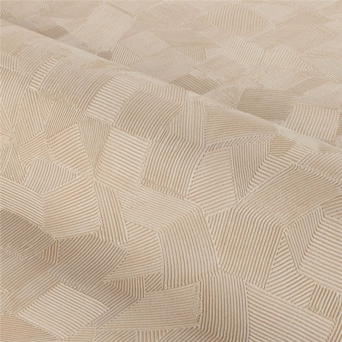 Tapete Mosaik in Mandel mit Stuckeffekt · Casamance Striato 78172956