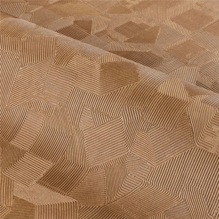 Papel pintado mosaico toscano marrón de alta gama · Casamance Striato 78173364