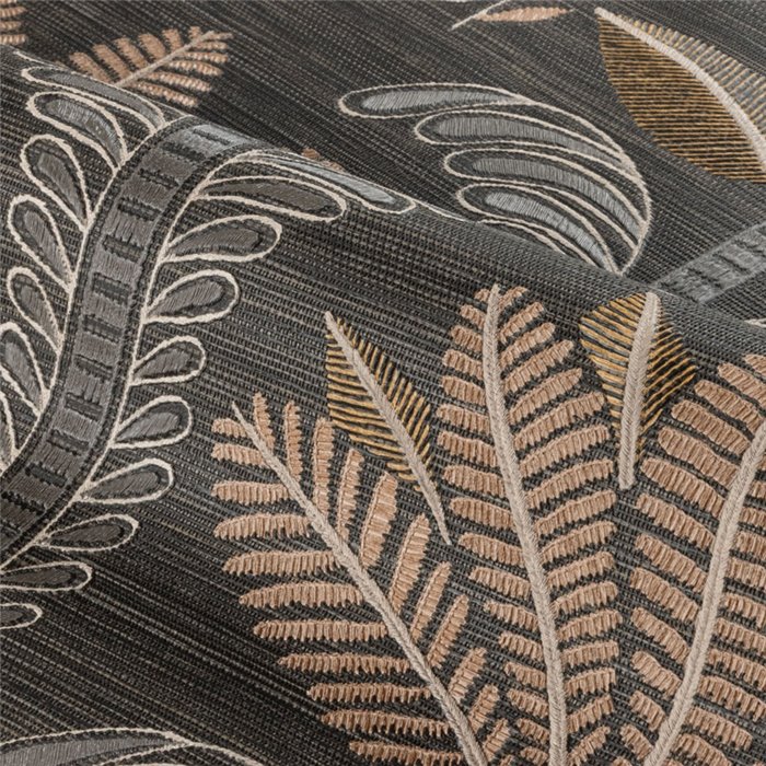Papel pintado palmeras ébano y dorado · Casamance Racines 78180406