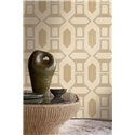 Papier peint ethnique effet soie brodée · Casamance Racines 78190508