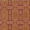 Ethnic diamond wallpaper with mottled silk look · Casamance Racines 78190712